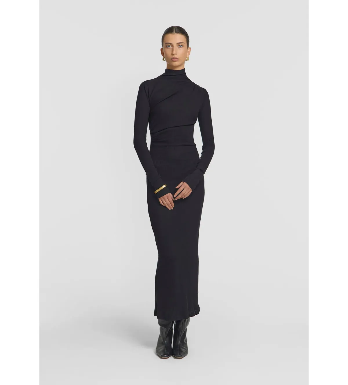 Viktoria & Woods Mastermind Dress Maxi Black Size 10/M for rent on The Volte - main image