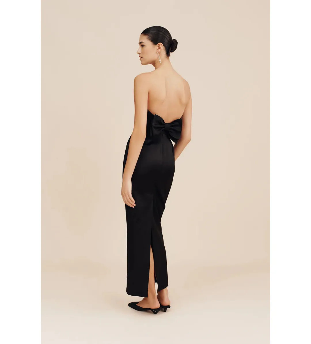 Posse Romeo Dress Maxi Black Size AU 12 for rent on The Volte - main image