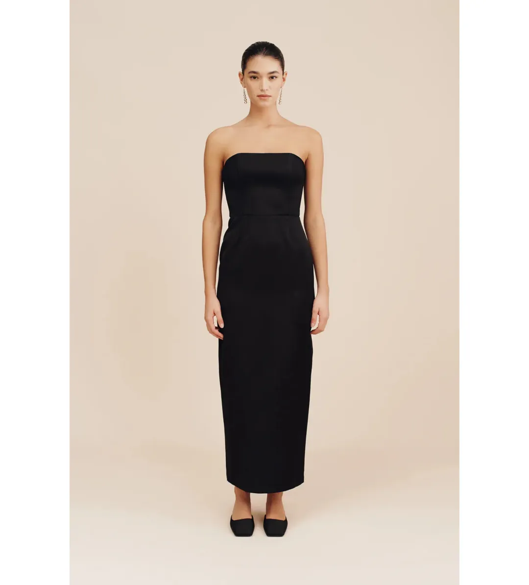 Posse Romeo Dress Maxi Black Size AU 12 for rent on The Volte - main image