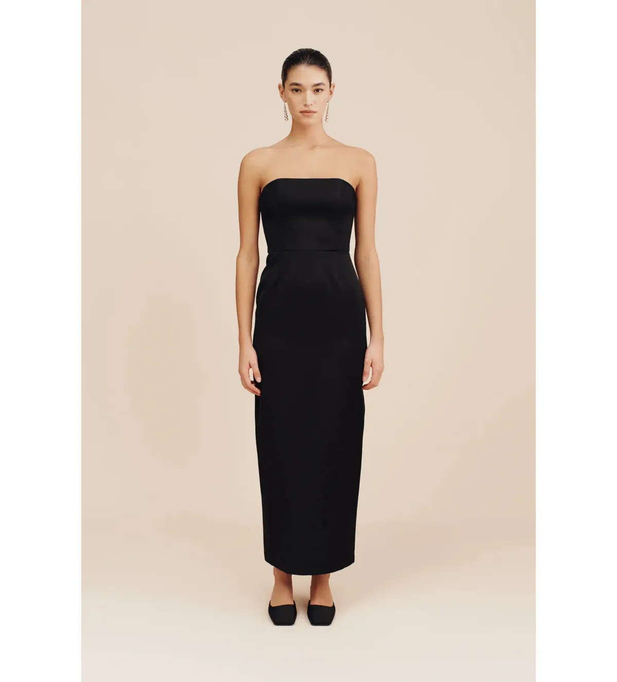 Posse Romeo Dress Maxi Black Size AU 12 for rent on The Volte - main image