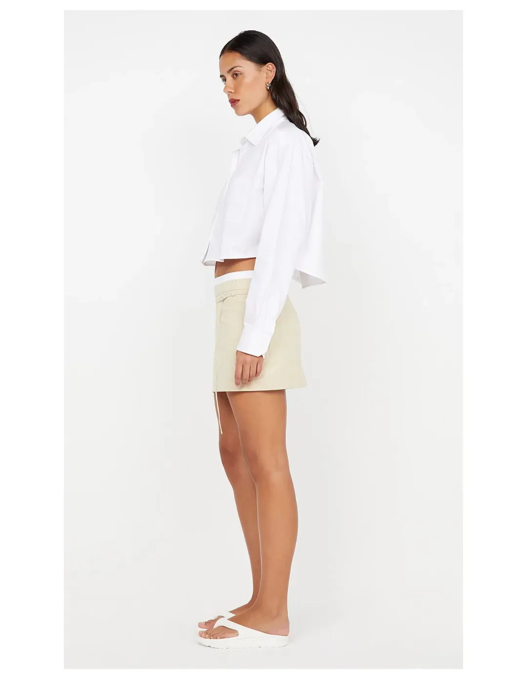 Bec & Bridge Kelsi Mini Skirt Bone Size AU 10 for rent on The Volte - main image