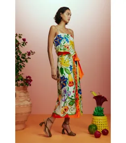 Alemais Flores Sarong Skirt Multi Size AU 10 for rent on The Volte - image 2