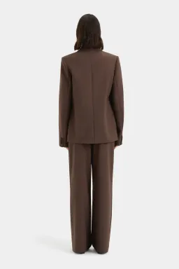 Sir the Label The Dylan Blazer Chocolate Size AU 6 for rent on The Volte - image 3