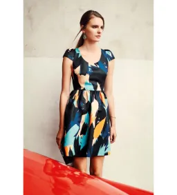 Anthropologie Pinion Mini Dress Multi Size 6 for rent on The Volte - image 2
