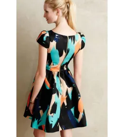 Anthropologie Pinion Mini Dress Multi Size 6 for rent on The Volte - image 3