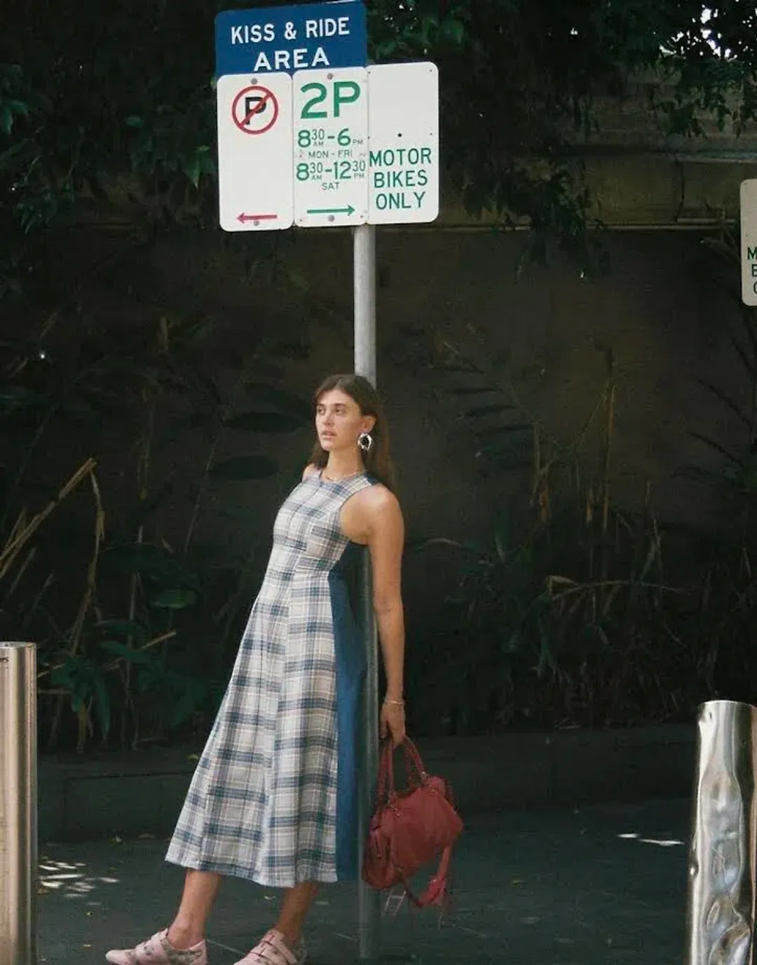 Katharina Lou Annabel Dress In Blue Beige Size 14 for rent on The Volte - main image