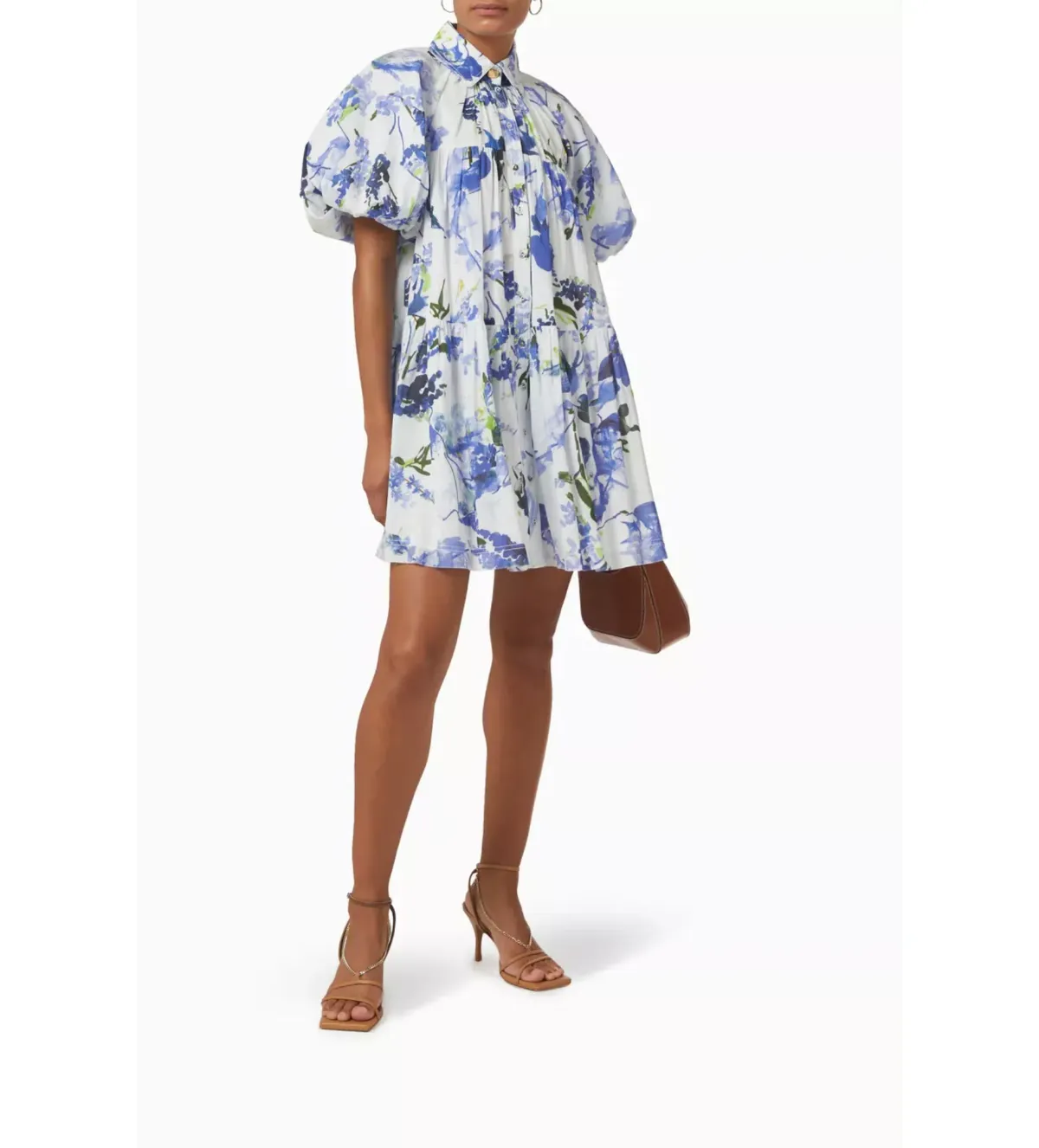 Aje Pablo Smock Mini Dress in Cotton Size AU 12 - Image 4