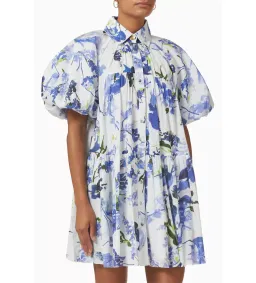 Aje Pablo Smock Mini Dress in Cotton Size AU 12 for rent on The Volte - image 2