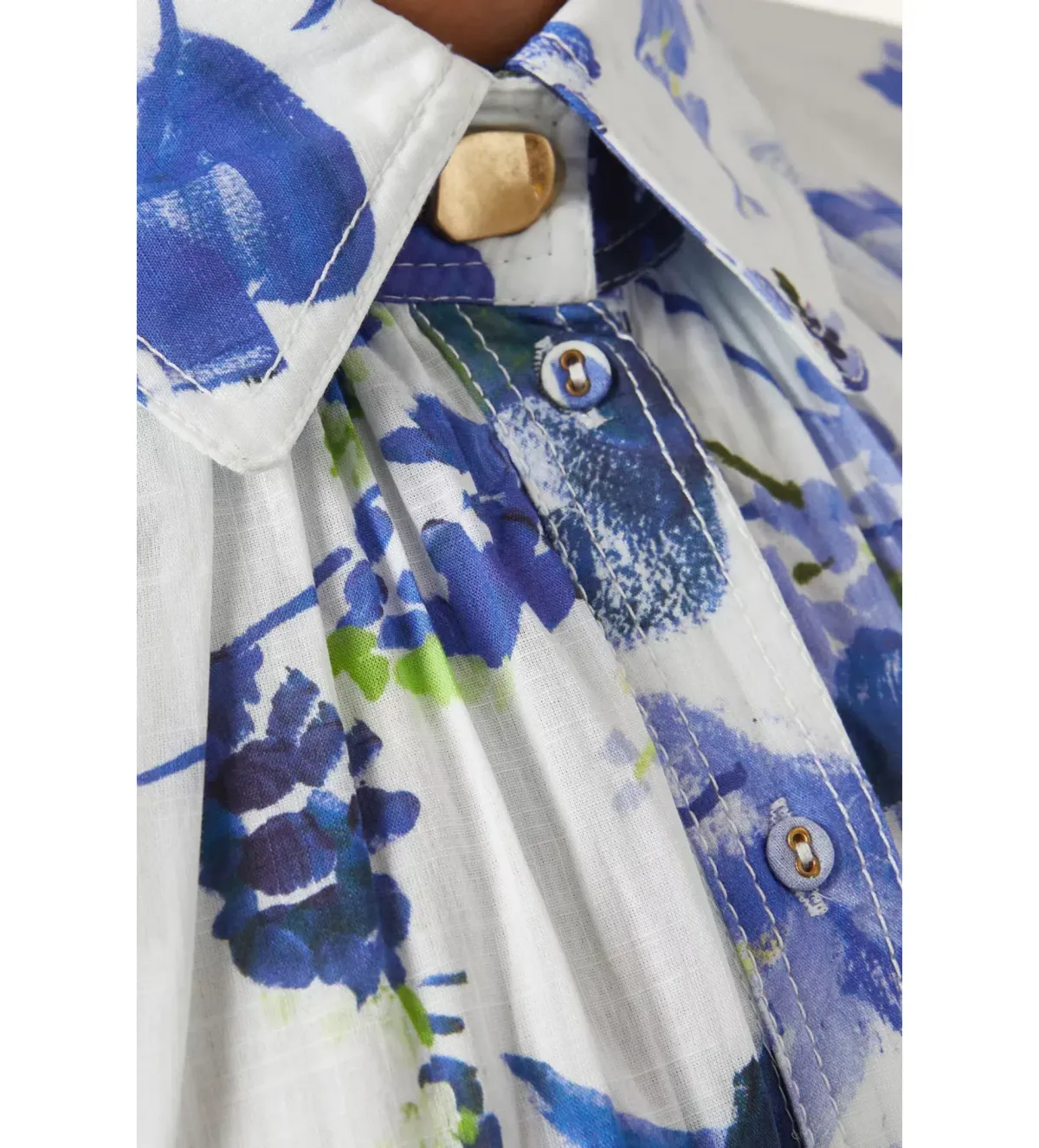 Aje Pablo Smock Mini Dress in Cotton Size AU 12 - Image 6