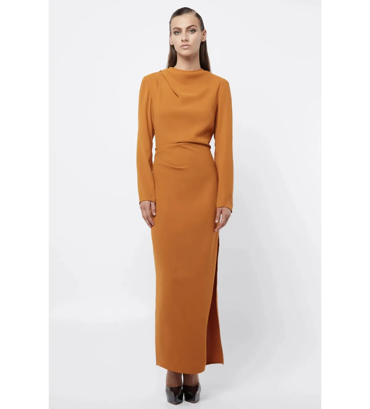 Mossman Sense Of You Maxi Dress Orange Size 12 for rent on The Volte - main image