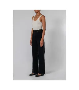 Nobody Denim Milla Wide Leg 32" Long Jean Black Size AU 10 for rent on The Volte - image 3