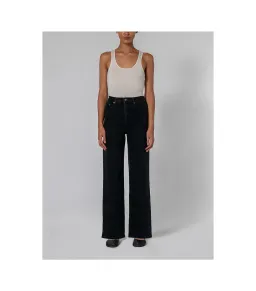 Nobody Denim Milla Wide Leg 32" Long Jean Black Size AU 10 for rent on The Volte - image 1