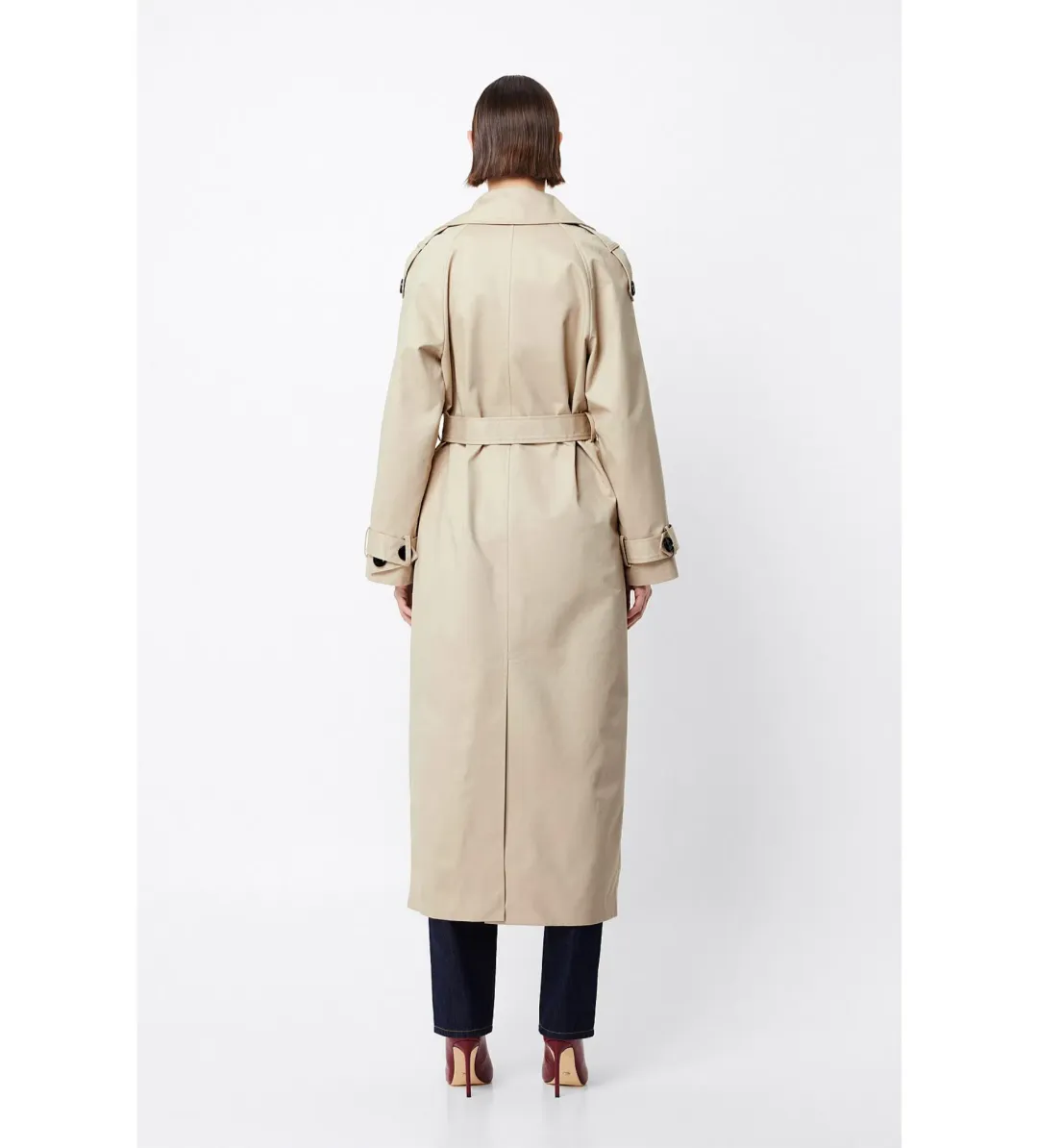 Mossman Franklin Trench Coat in Natural Size AU 8 for rent on The Volte - main image