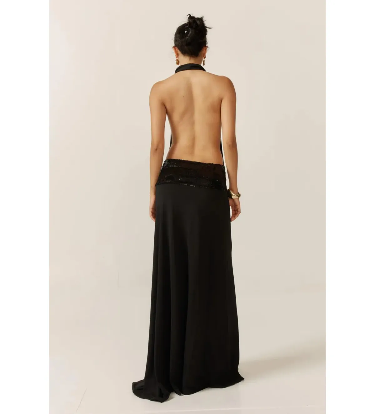 Ance Gria Adele Gown Black Size AU 8 - Image 4