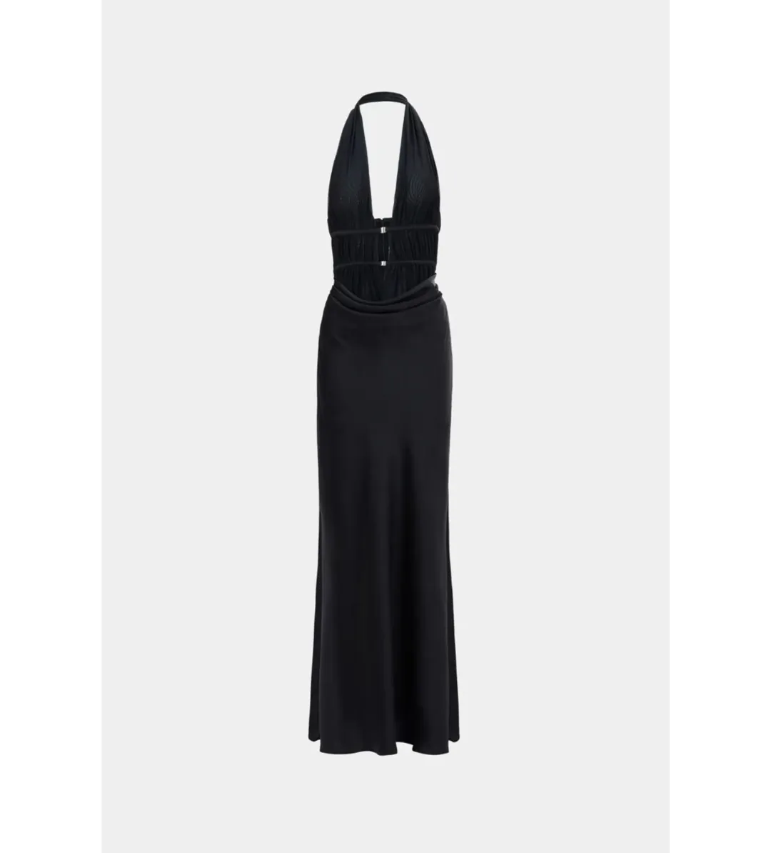 Misha Celine Satin Maxi Dress Size 6/XS for rent on The Volte - main image