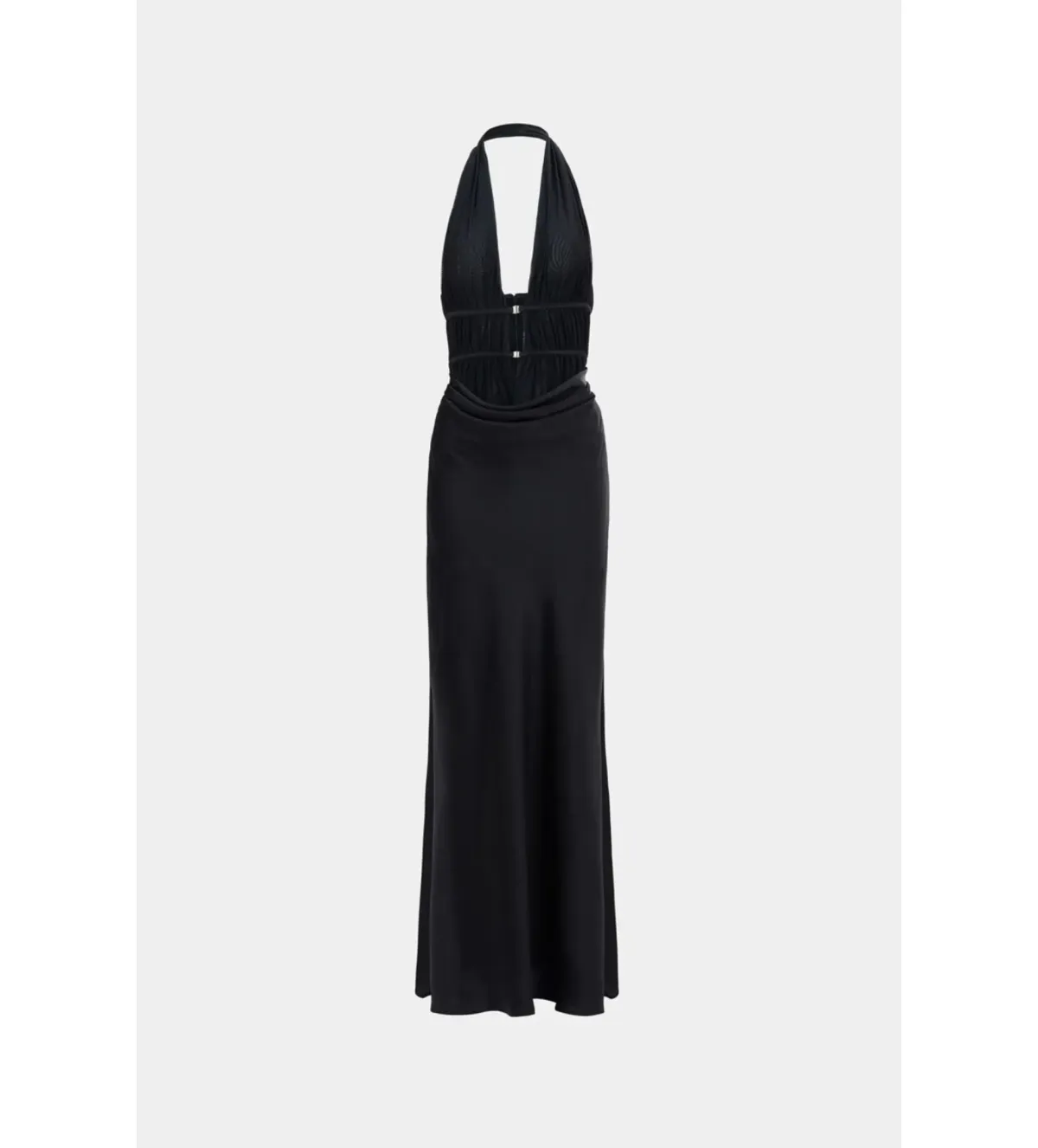 Misha Celine Satin Maxi Dress Size 6/XS - Image 4