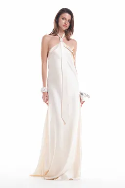 DATT Cravate Gown Cream Size 8 for rent on The Volte - image 2