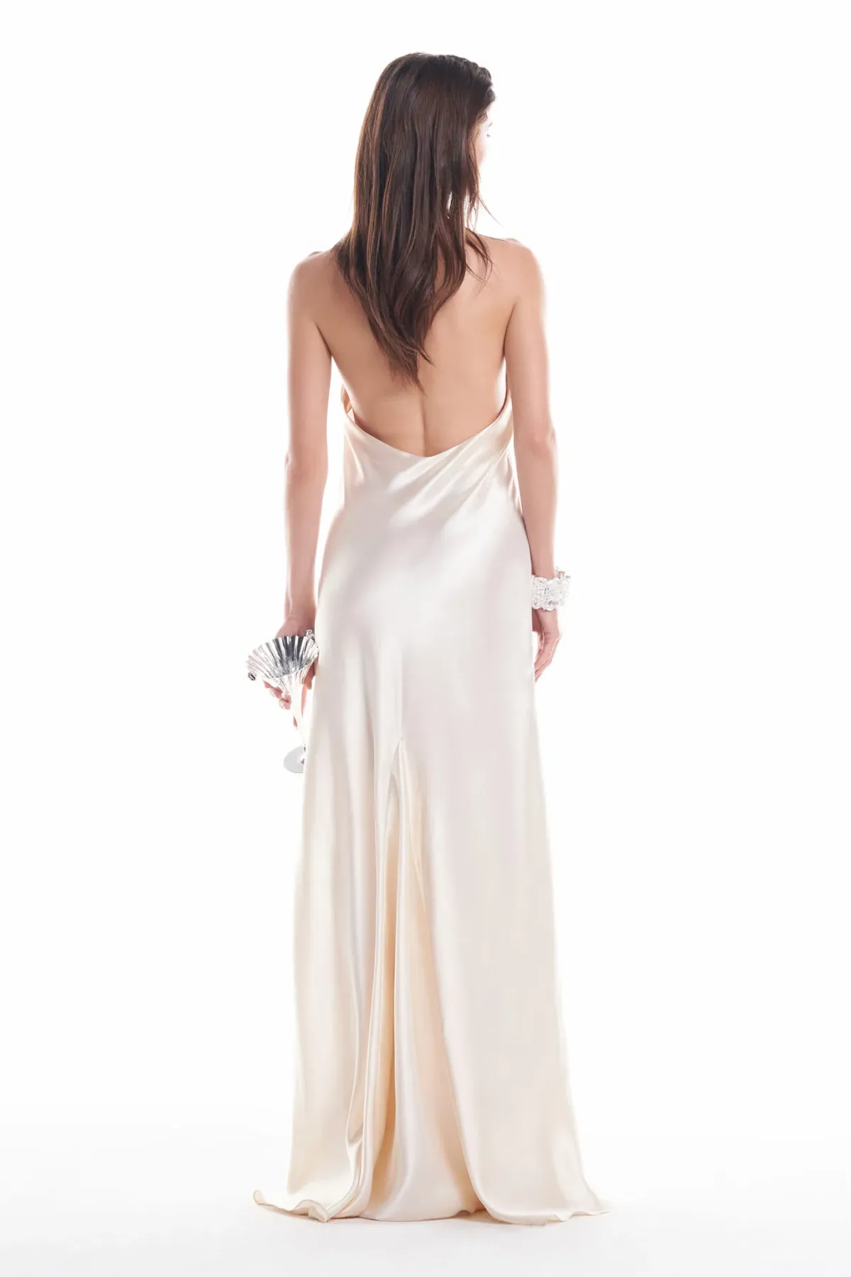 DATT Cravate Gown Cream Size 8 - Image 4