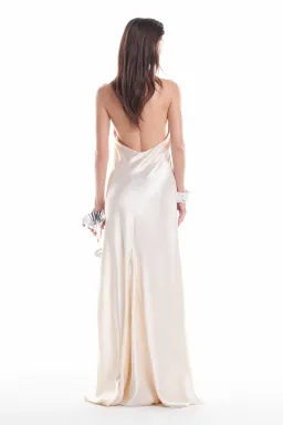 DATT Cravate Gown Cream Size 8 for rent on The Volte - image 4