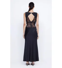 Bec & Bridge Juliette V Neck Maxi Dress in Black Size AU 12 for rent on The Volte - image 3