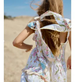 Binny Down The Rabbit Hole Dress in Fluer De Lys Print Size AU 8 for rent on The Volte - image 2