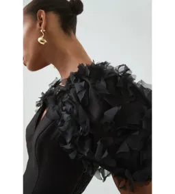 Aje Muse Maxi Dress Black Size 12 for rent on The Volte - image 3