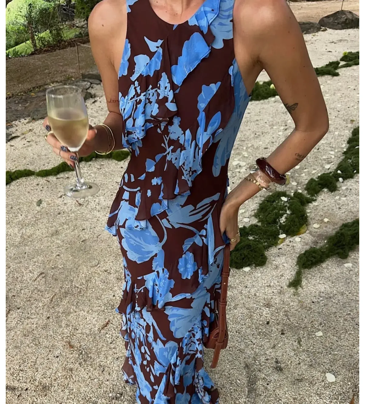 Shona Joy Olson Ruffle Dress Size 6 for rent on The Volte - main image