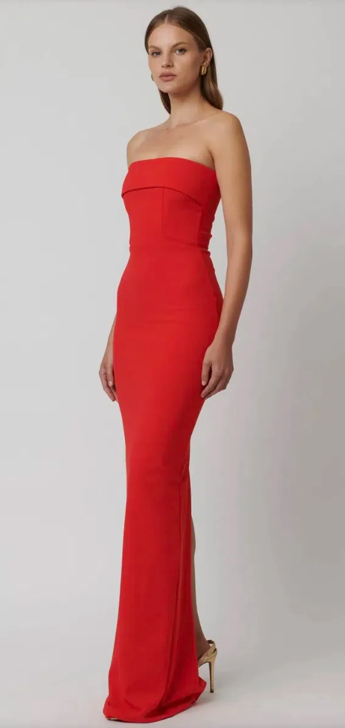 Effie Kats Monroe Gown Cherry Size 10 - Image 3