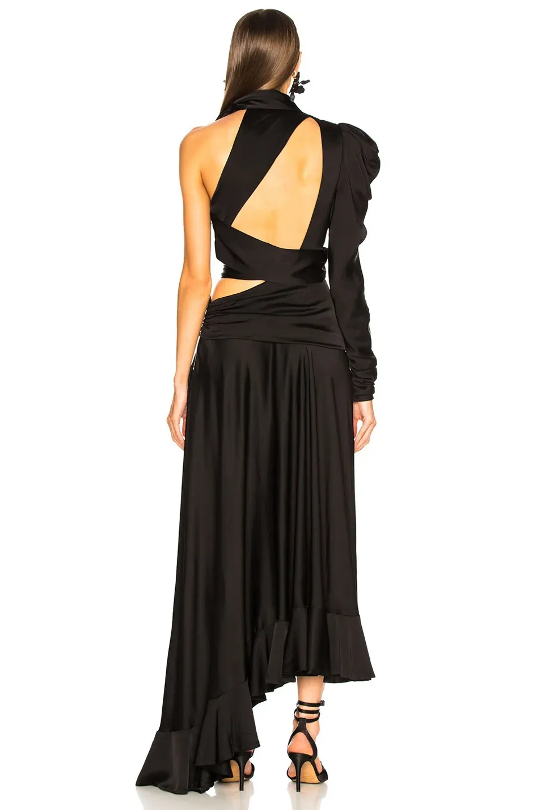 Zimmermann Unbridled Valiant Dress Black Size 6 for rent on The Volte - main image