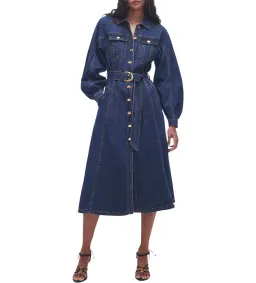 Aje Colorado Denim Midi Dress Size XXS / AU 4 for rent on The Volte - image 1