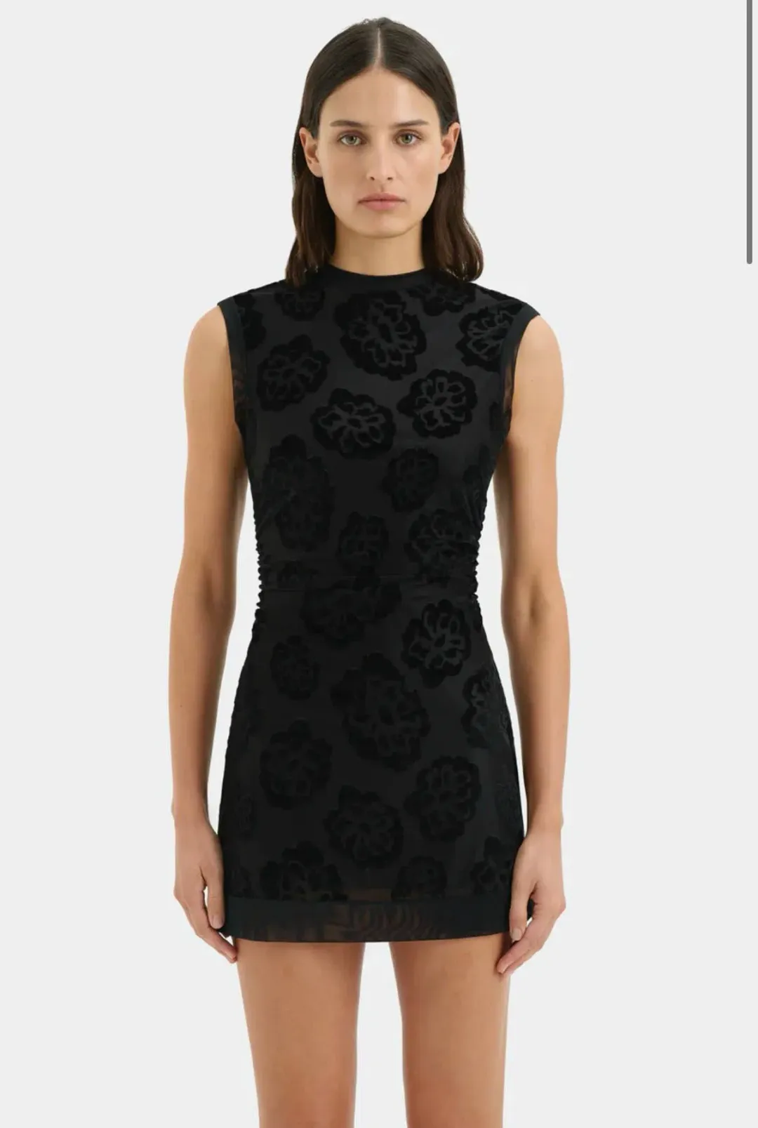 Sir the Label The Vittoria Mini Dress in Midnight Floral Size 1/Au 8 for rent on The Volte - main image
