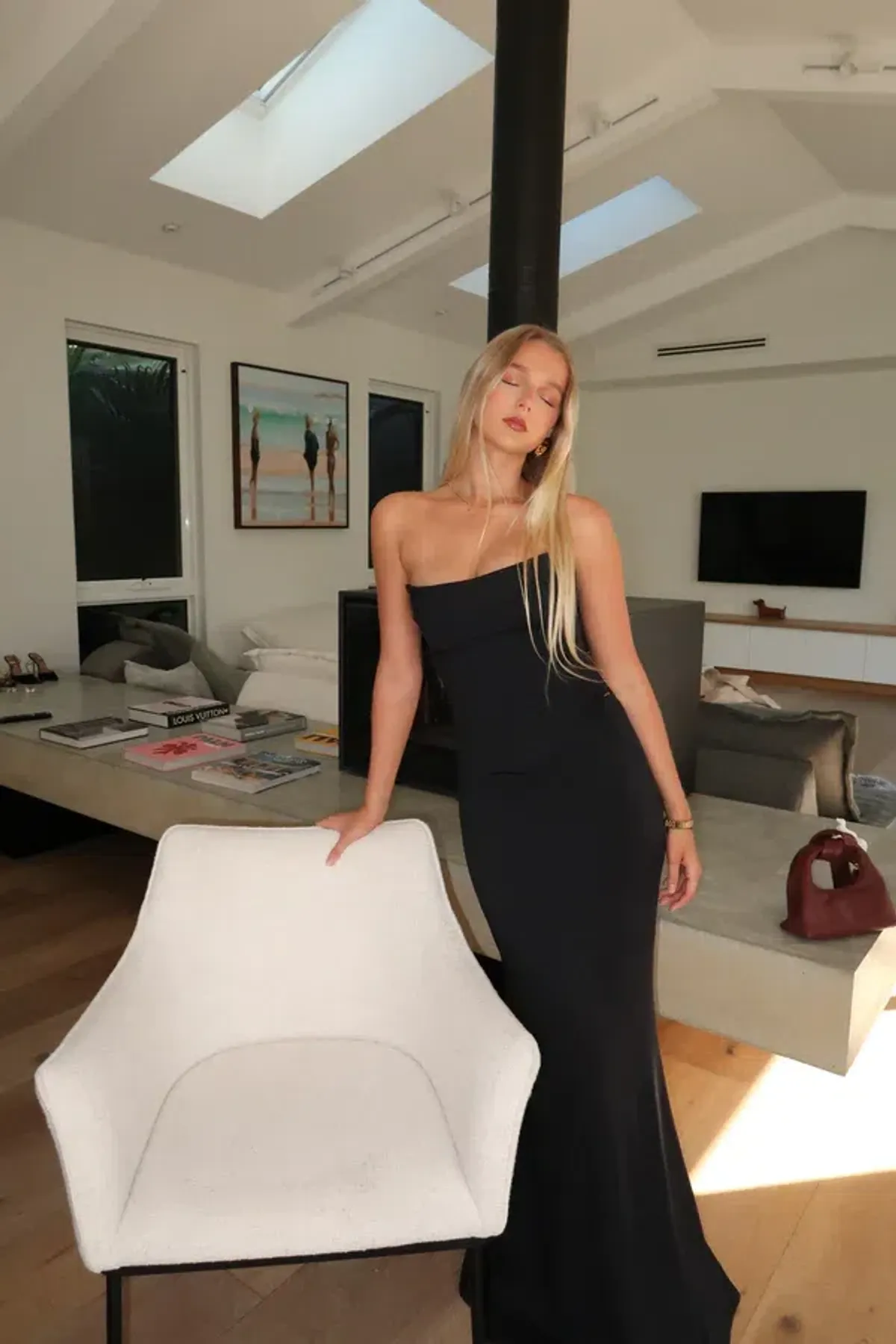 HNTR The Label Louie Gown in Black Size S / AU 8 - Image 5