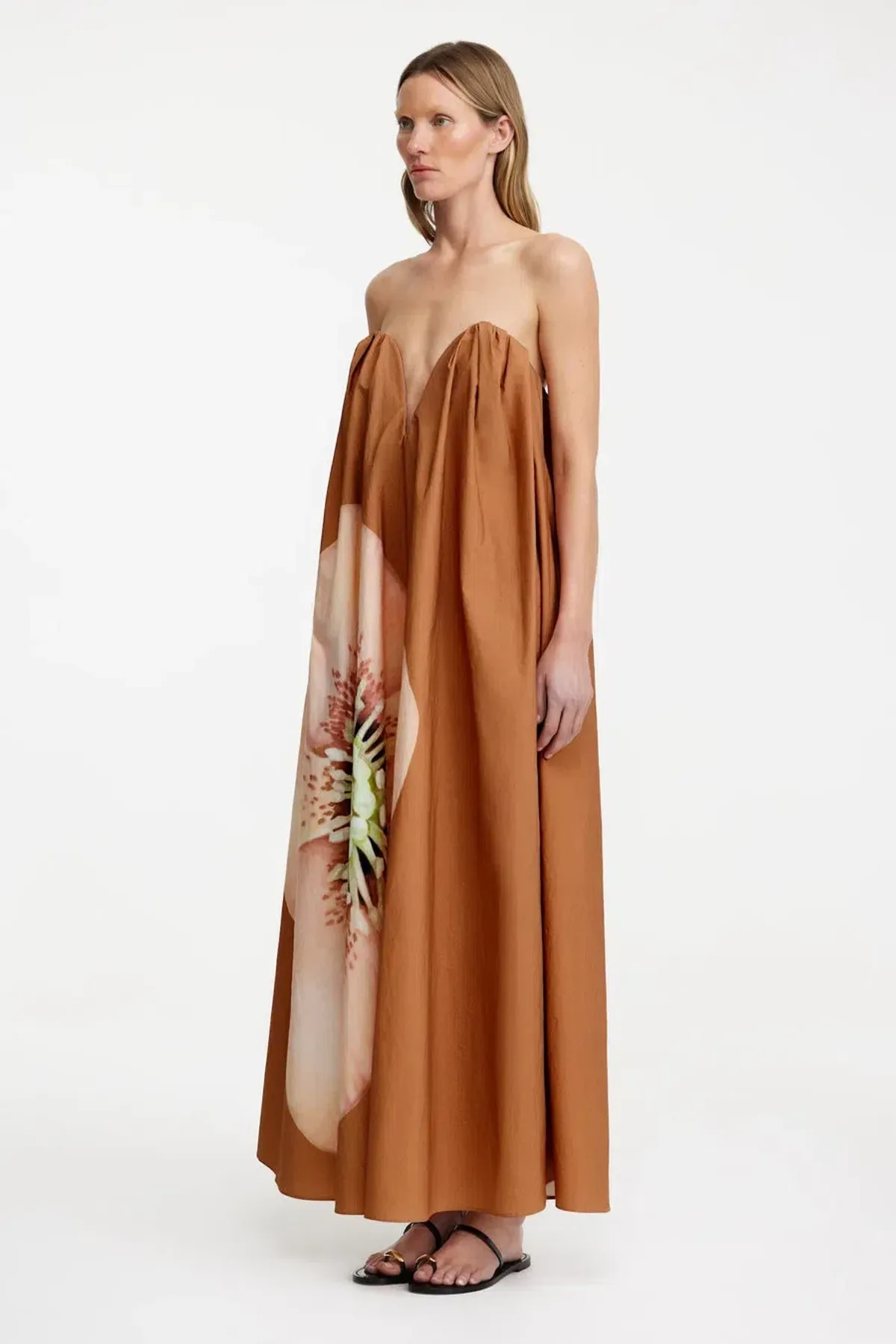 Significant Other Shiloh Maxi Dress Tangerine Rose Size AU 10 - Image 3