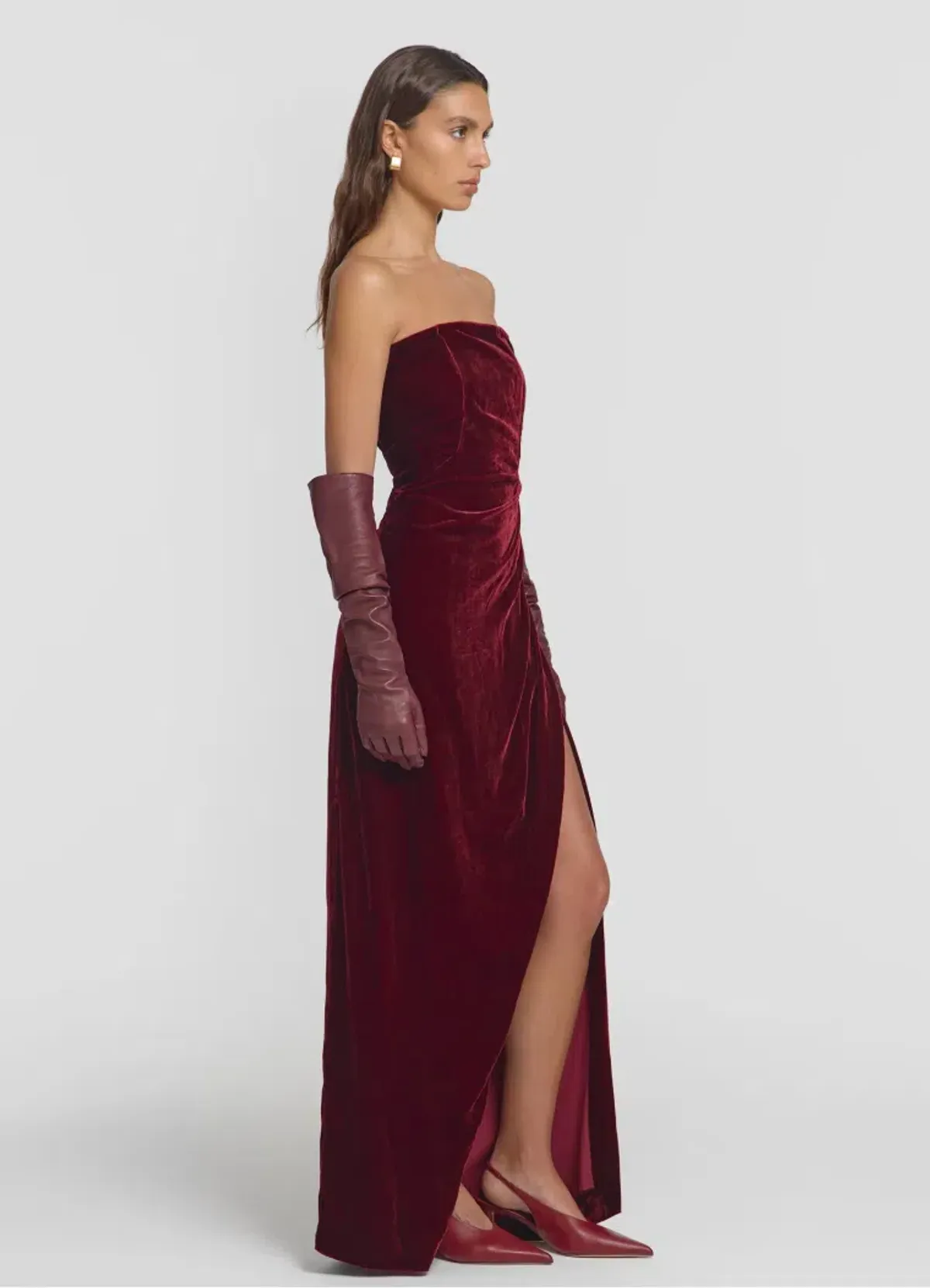 Viktoria & Woods Illustrious Dress in Sangria Size 8 - Image 5