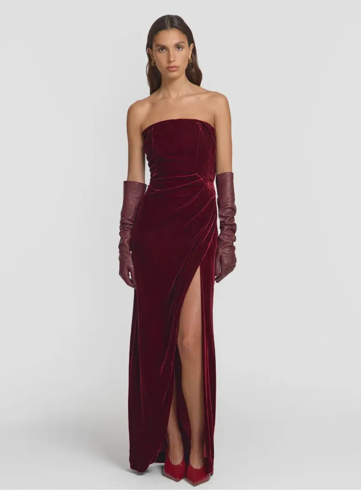 Viktoria & Woods Illustrious Dress in Sangria Size 8 - Image 1