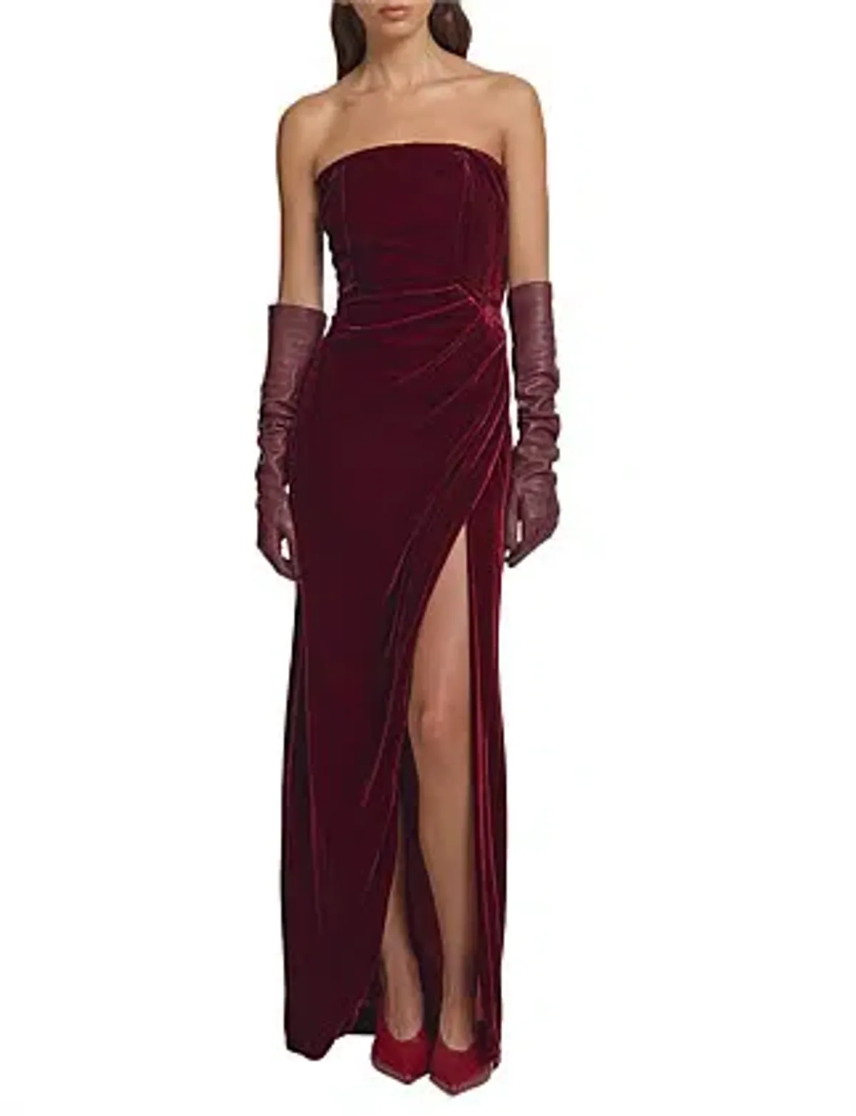 Viktoria & Woods Illustrious Dress in Sangria Size 8 - Image 2