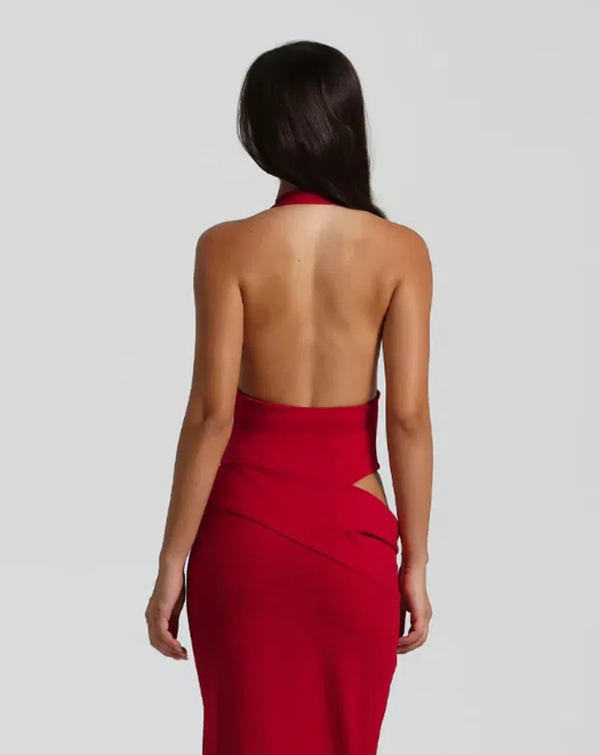 Natalie Rolt Becca Bodysuit & Skirt Maxi Cherry Size AU 8 - Image 4