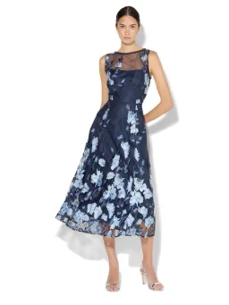 Montique Clara Dress Midi Navy Size AU 14 for rent on The Volte - image 2