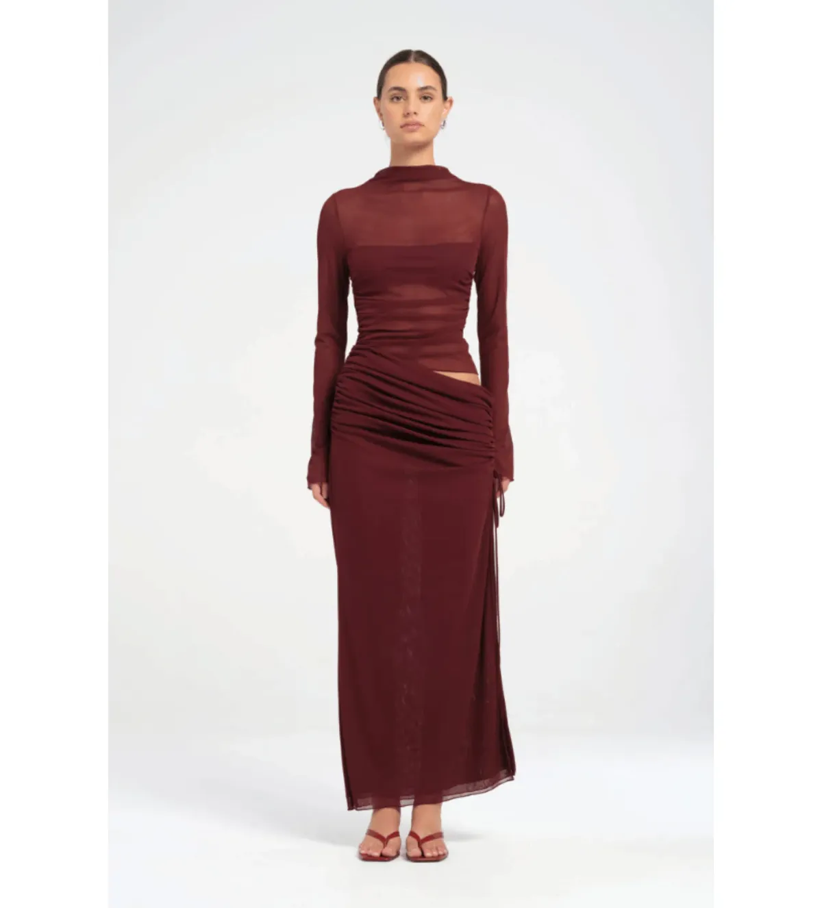 Benni Mable Maxi Dress in Plum Size 10 - Image 1