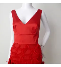 Alannah Hill Kick up a Storm Mini Dress Red Size 8 for rent on The Volte - image 4