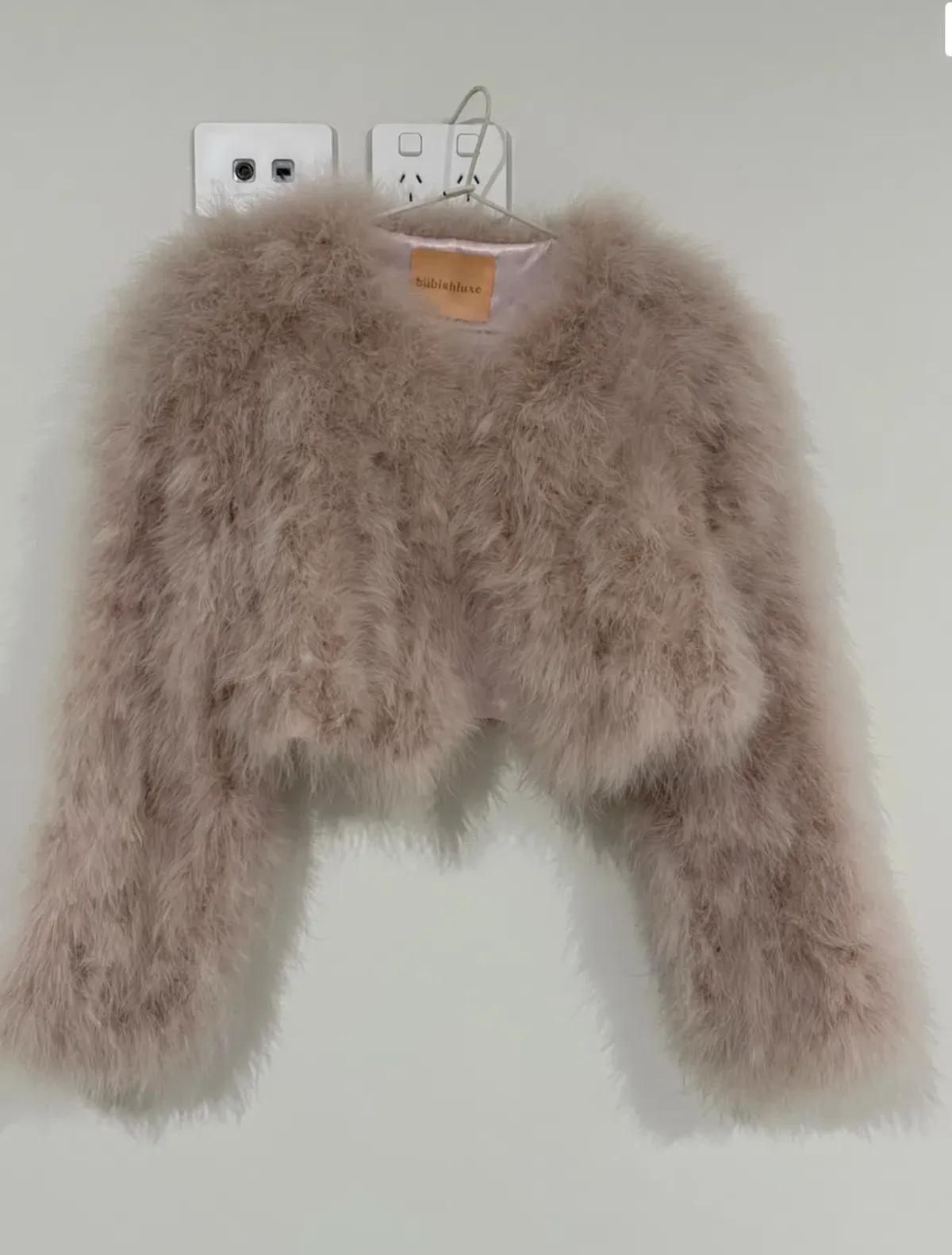 Bubish Manhattan Crop Jacket Baby Pink Size 10 - Image 3