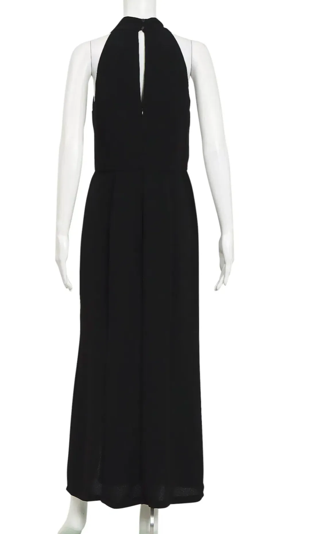 Rodeo Show Cowl Neck Front Split Gown Black Size 12 for rent on The Volte - main image
