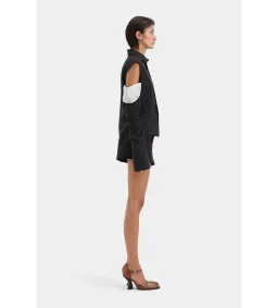 Sir the Label Sorrentino Shirt and Mini Short Set Red Pinstripe Size 1/AU 8 for rent on The Volte - image 5