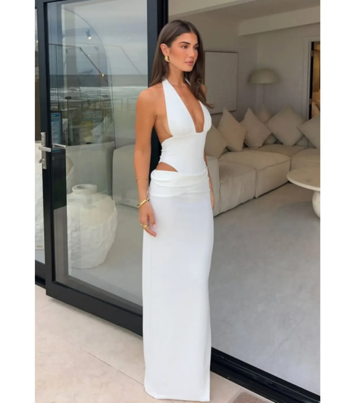 Natalie Rolt Becca Set in White Size 1 / AU 8 for rent on The Volte - main image