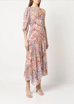 Veronica Beard Kimber Midi Dress Multi Floral Size S / AU 8 for rent on The Volte - image 1