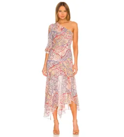 Veronica Beard Kimber Midi Dress Multi Floral Size S / AU 8 for rent on The Volte - image 3