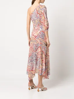 Veronica Beard Kimber Midi Dress Multi Floral Size S / AU 8 for rent on The Volte - image 2
