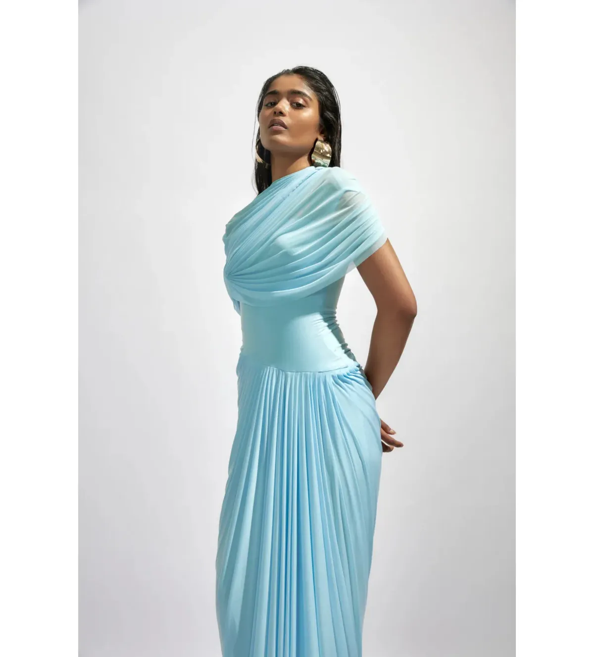 Deme by Gabriella Jasmine Maxi Dress Baby Blue Size S/AU 8 - Image 2