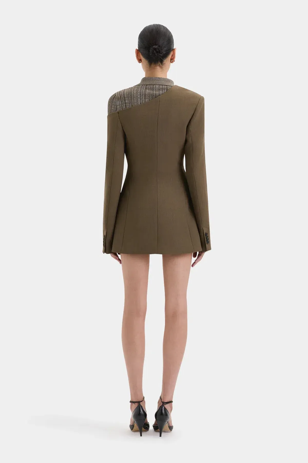 SIR the Label Sartoria Mini Dress Green Size 1 / AU 8 - Image 3