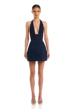 Eliya the Label Roberta Mini Dress Dark Denim Size XS for rent on The Volte - image 1